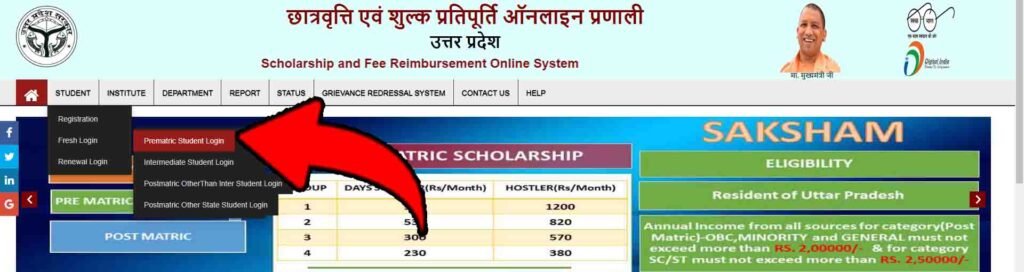 Class 10th Fresh UP Scholarship 2023 Apply Latest Form