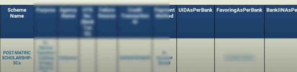 UP Scholarship check status pfms